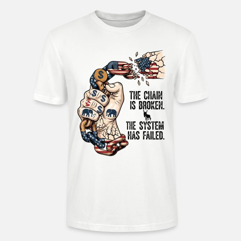 The System Has Failed - Stanley/Stella Unisex Bio-T-Shirt CRAFTER - Weiß