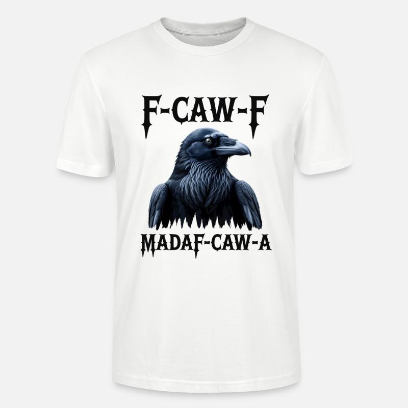 F-Caw Mada-Caw-A Raben-Design - Stanley/Stella Unisex Bio-T-Shirt CRAFTER - Weiß