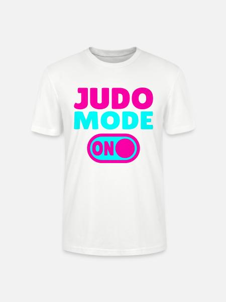 Judo Mode ON – Stärke, Disziplin & Kampfgeist - T-shirt bio CRAFTER Stanley Stella Unisexe - blanc
