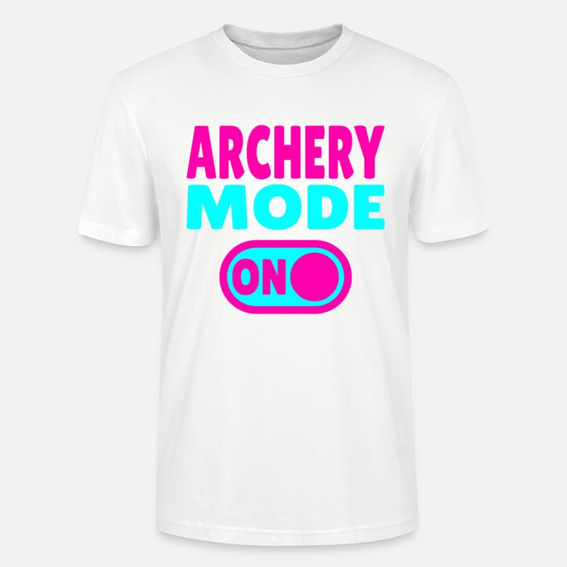 Mode tir à l’arc activé - T-shirt bio CRAFTER Stanley Stella Unisexe - blanc