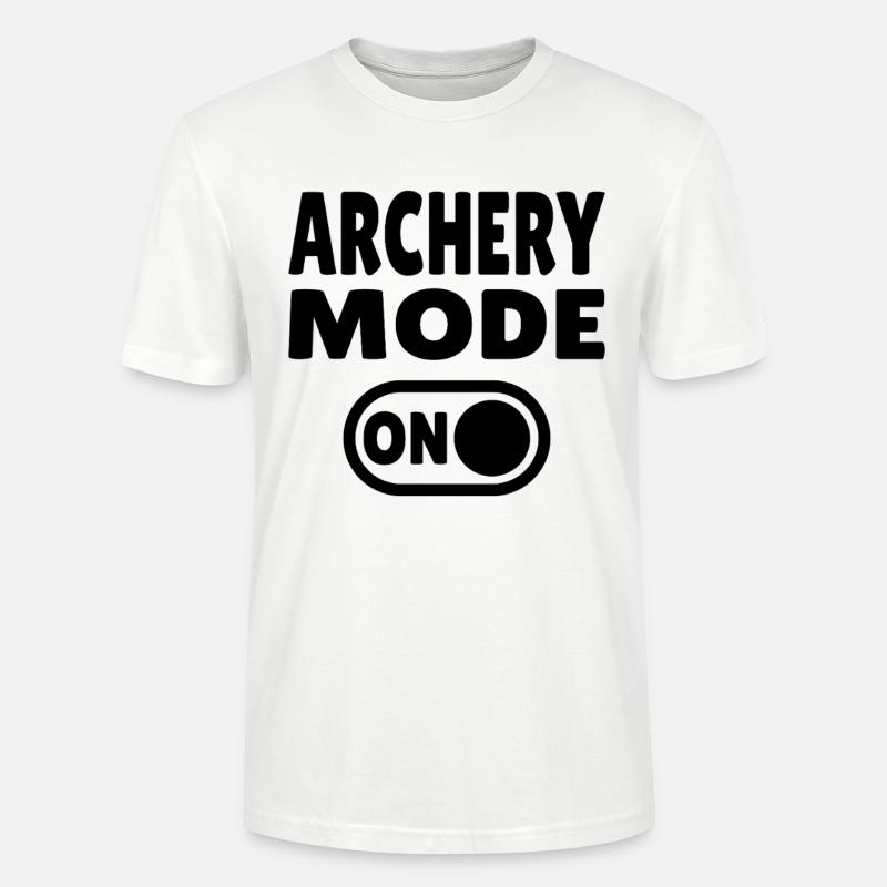 Mode tir à l’arc activé - T-shirt bio CRAFTER Stanley Stella Unisexe - blanc