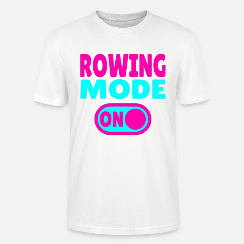 Mode aviron activé - T-shirt bio CRAFTER Stanley Stella Unisexe - blanc