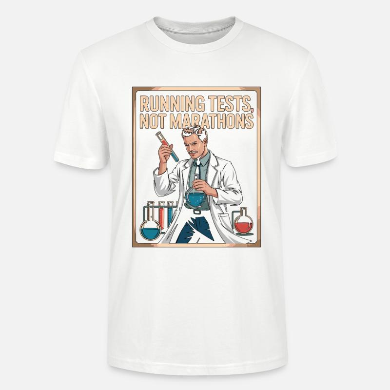 Lab Technician Running Tests Medical Technologist - Stanley/Stella Unisex Bio-T-Shirt CRAFTER - Weiß