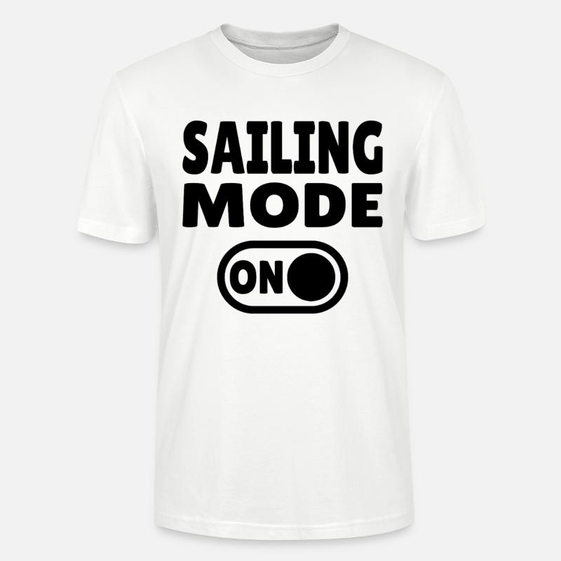 Mode Navigation Activé - Navigation Active - T-shirt bio CRAFTER Stanley Stella Unisexe - blanc