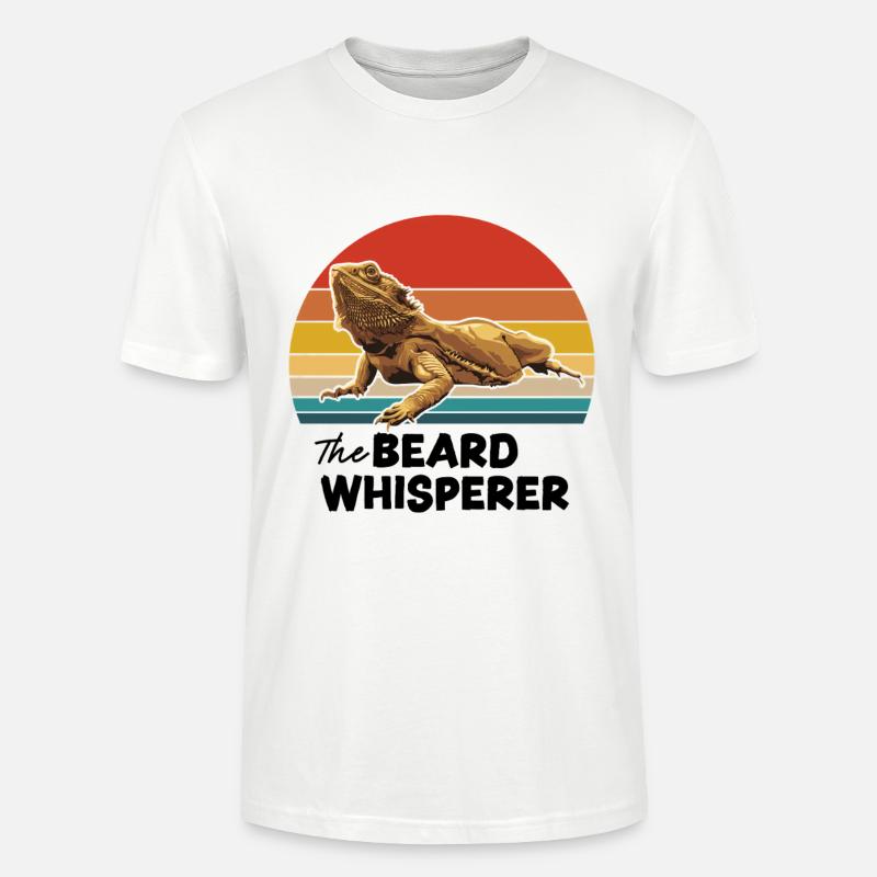 Der Bartflüsterer - Stanley/Stella Unisex Bio-T-Shirt CRAFTER - Weiß