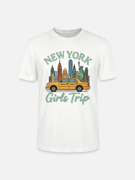 New York Girls Trip - Stanley/Stella CRAFTER Unisex Organic T-Shirt - white