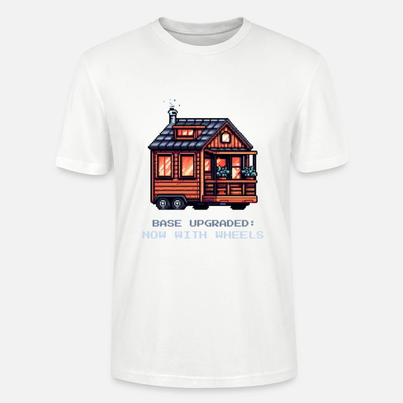 Basis-Upgrade auf Rädern | Tiny House - Stanley/Stella Unisex Bio-T-Shirt CRAFTER - Weiß