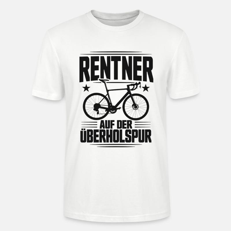 Les retraités dans la voie rapide - T-shirt bio CRAFTER Stanley Stella Unisexe - blanc
