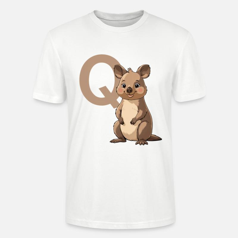 Koala mit Q Mascot-Design - Stanley/Stella Unisex Bio-T-Shirt CRAFTER - Weiß