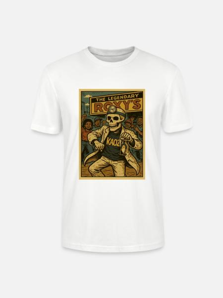 Legendärer Skelett Tanz bei Rockys - Stanley/Stella CRAFTER Unisex Organic T-Shirt - white