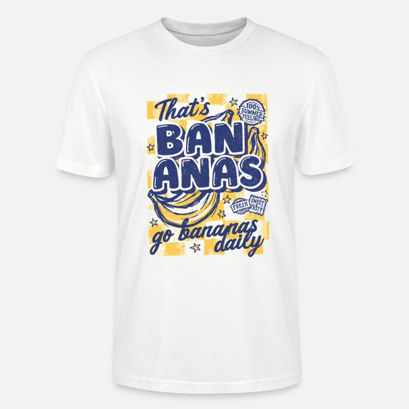 That's Bananas Sommer Design - Stanley/Stella Unisex Bio-T-Shirt CRAFTER - Weiß