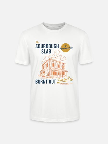 Sauerteigbrot-Backer Die Sauerteigplatte - Stanley/Stella Unisex Bio-T-Shirt CRAFTER - Weiß