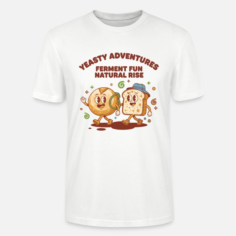Sauerteigbrot Backbäcker Sauerteigstarter - Stanley/Stella Unisex Bio-T-Shirt CRAFTER - Weiß