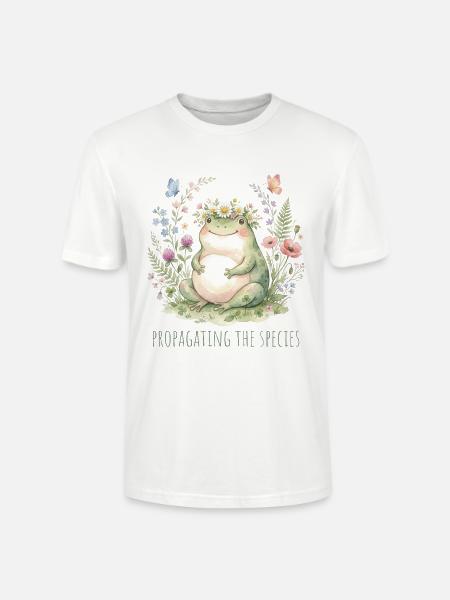Vermehrung der Art, Garten-Mama - Stanley/Stella Unisex Bio-T-Shirt CRAFTER - Weiß