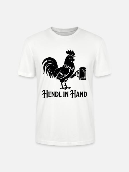 Hendl Hahn - Stanley/Stella Unisex Bio-T-Shirt CRAFTER - Weiß