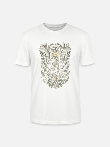 Falconry Falconers - Stanley/Stella CRAFTER Unisex Organic T-Shirt - white