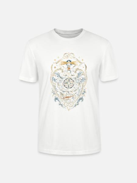 Küstenwache Rettungsschwimmer - Stanley/Stella Unisex Bio-T-Shirt CRAFTER - Weiß