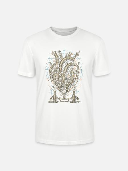 Rohrleger Rohrleitungsbauer - Stanley/Stella Unisex Bio-T-Shirt CRAFTER - Weiß