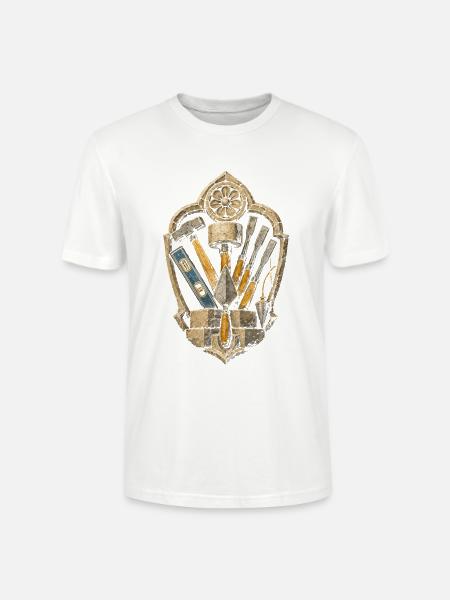 Steinmetz Steinmetzhandwerk - Stanley/Stella Unisex Bio-T-Shirt CRAFTER - Weiß
