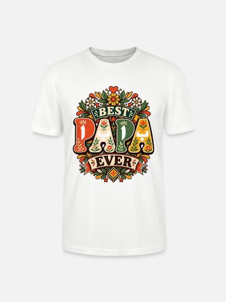 Beste klassische arabische Kalligraphie, Baba - Stanley/Stella Unisex Bio-T-Shirt CRAFTER - Weiß