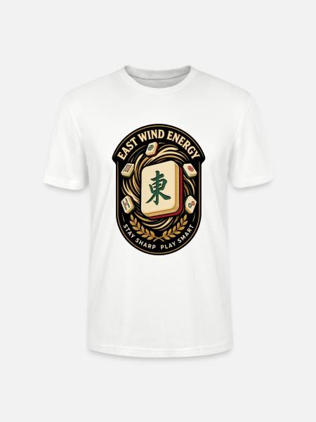 Energie Mahjong Emblem - Stanley/Stella Unisex Bio-T-Shirt CRAFTER - Weiß