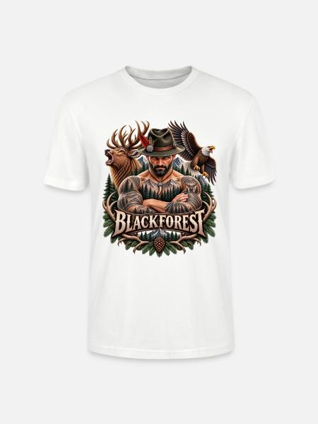 Wächter des Schwarzwalds - Stanley/Stella Unisex Bio-T-Shirt CRAFTER - Weiß