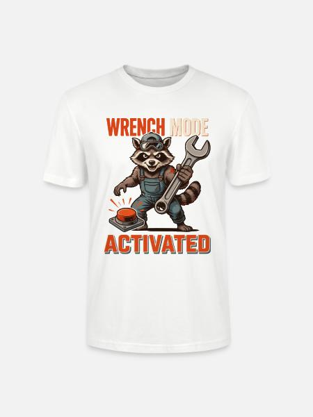 Wrench Modus aktiviert - Stanley/Stella Unisex Bio-T-Shirt CRAFTER - Weiß