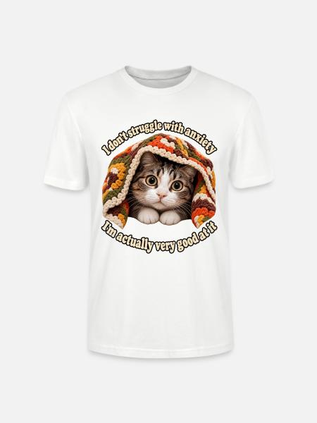 Gut in Angst - Stanley/Stella Unisex Bio-T-Shirt CRAFTER - Weiß