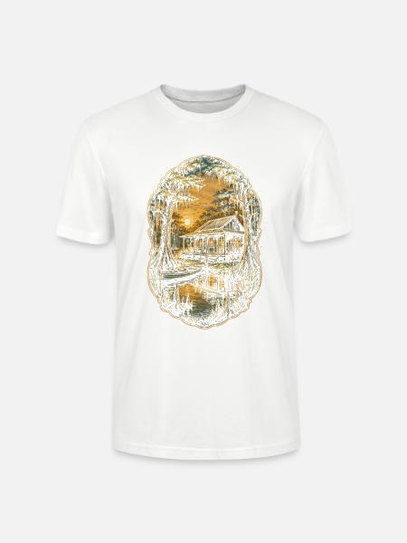 Cajun Kultur - Stanley/Stella Unisex Bio-T-Shirt CRAFTER - Weiß