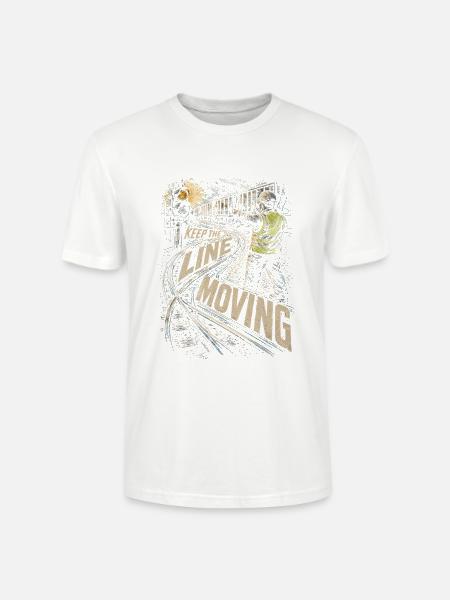 Zugschaffner Zugführer Lokführer Schaffner - Stanley/Stella Unisex Bio-T-Shirt CRAFTER - Weiß