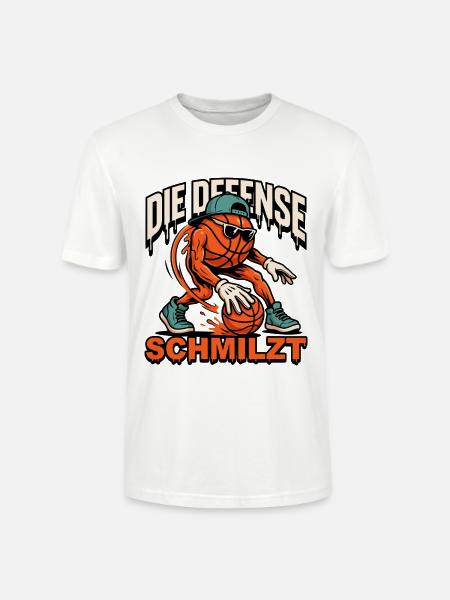 Die Defense Schmilzt Basketball - Stanley/Stella Unisex Bio-T-Shirt CRAFTER - Weiß