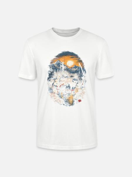 Alaska Königskrabben - Stanley/Stella Unisex Bio-T-Shirt CRAFTER - Weiß