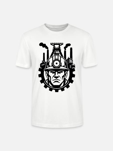 Bergbau - Stanley/Stella Unisex Bio-T-Shirt CRAFTER - Weiß