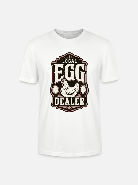 Local Egg Dealer - Stanley/Stella Unisex Bio-T-Shirt CRAFTER - Weiß