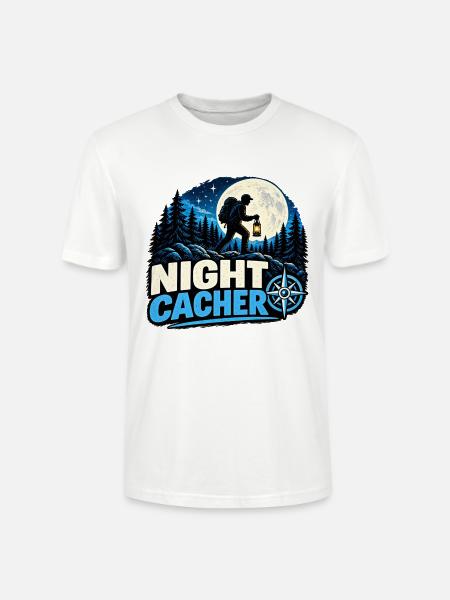 Night Cacher - Stanley/Stella Unisex Bio-T-Shirt CRAFTER - Weiß