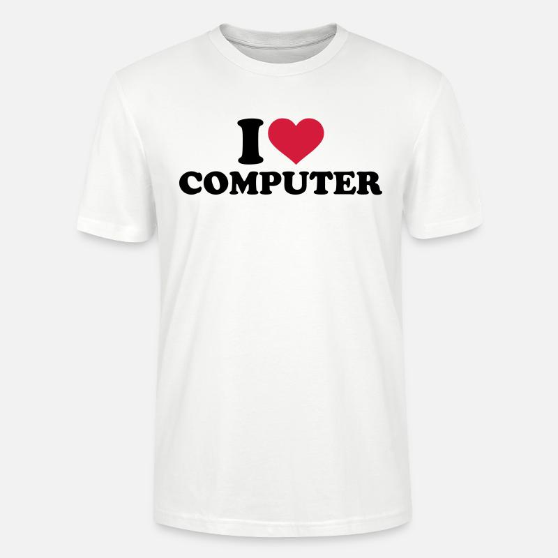 Computer - Stanley/Stella Unisex Bio-T-Shirt CRAFTER - Weiß