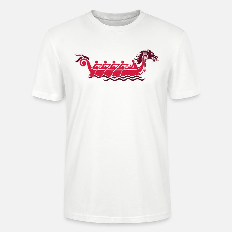 Drachenboot - Stanley/Stella Unisex Bio-T-Shirt CRAFTER - Weiß