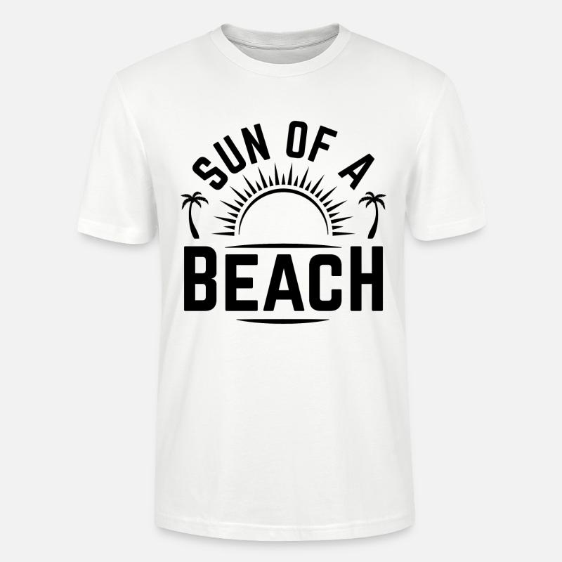 Sonne eines Strandes - Stanley/Stella Unisex Bio-T-Shirt CRAFTER - Weiß