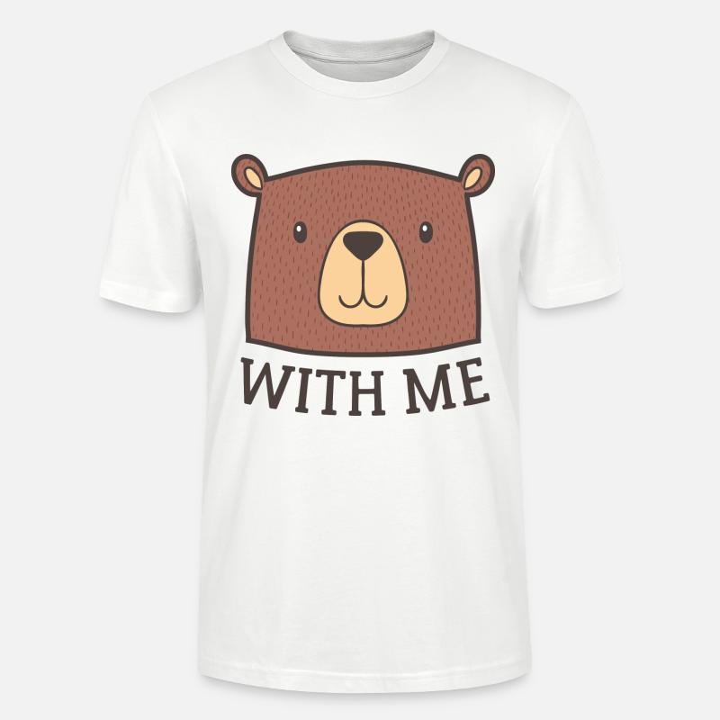 Ours avec moi - T-shirt bio CRAFTER Stanley Stella Unisexe - blanc