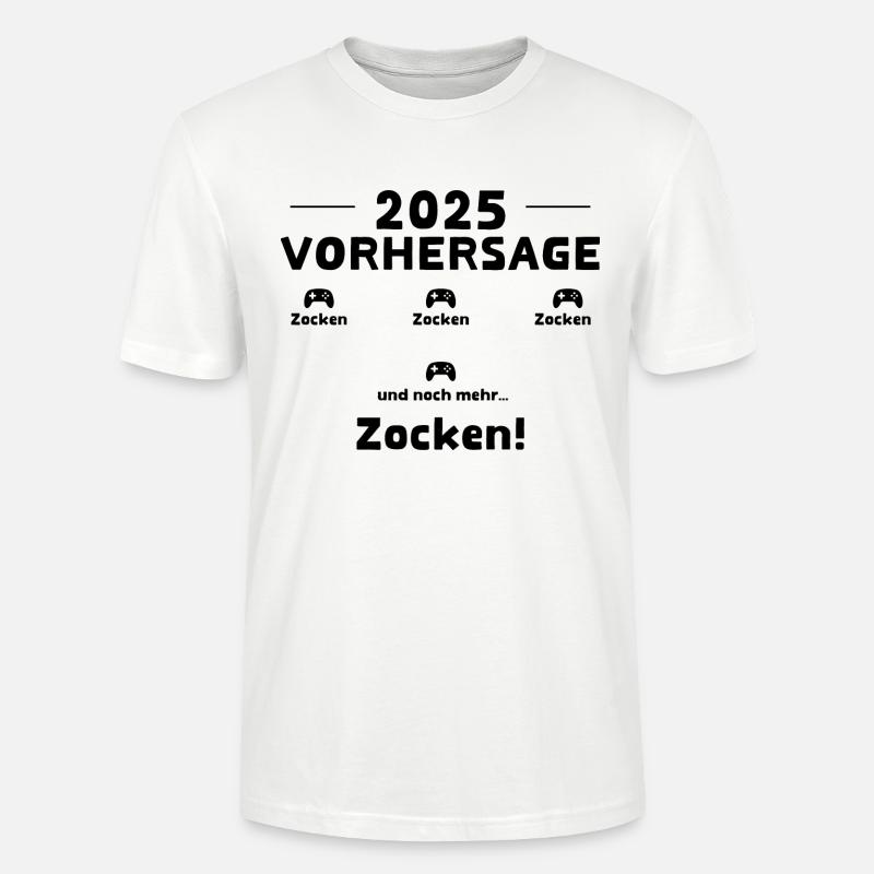 2025 Vorhersage - Stanley/Stella Unisex Bio-T-Shirt CRAFTER - Weiß