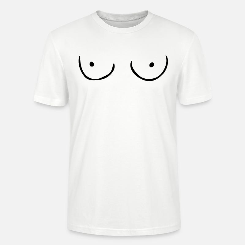 Titten - Stanley/Stella Unisex Bio-T-Shirt CRAFTER - Weiß