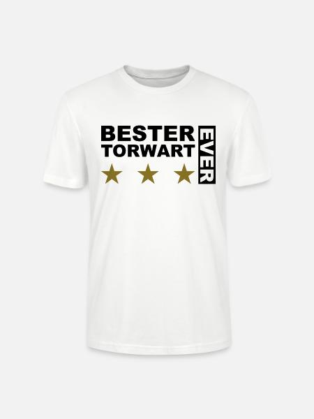 Bester Torwart - V2 - Stanley/Stella Unisex Bio-T-Shirt CRAFTER - Weiß