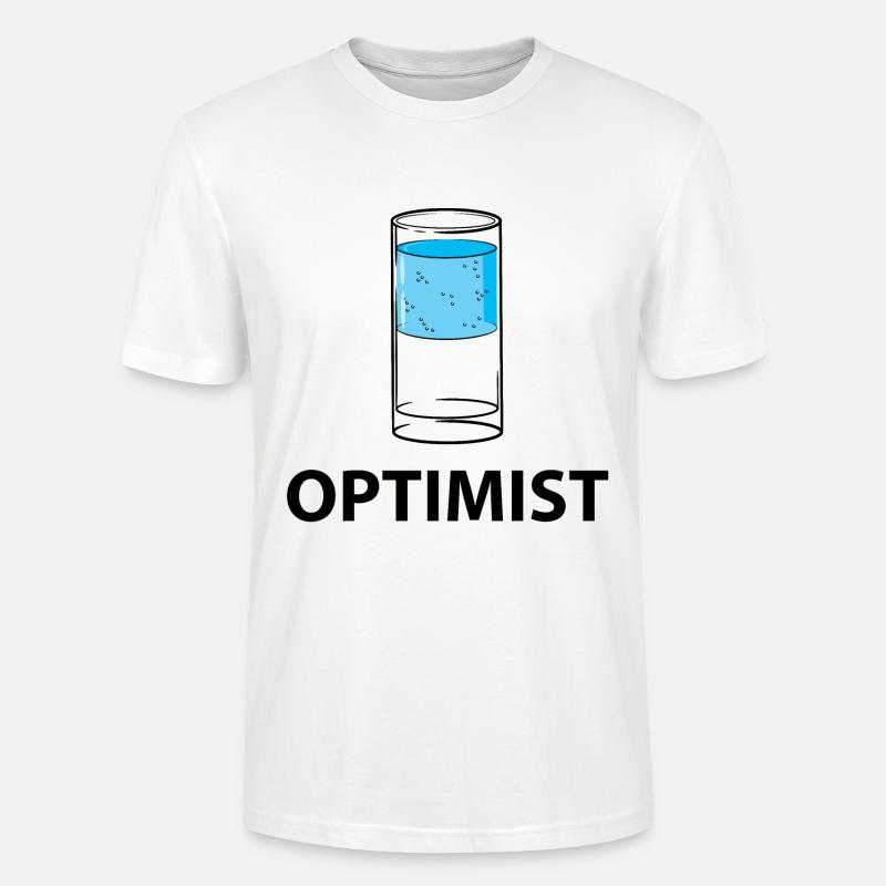 Optimist - Getränk - Stanley/Stella Unisex Bio-T-Shirt CRAFTER - Weiß
