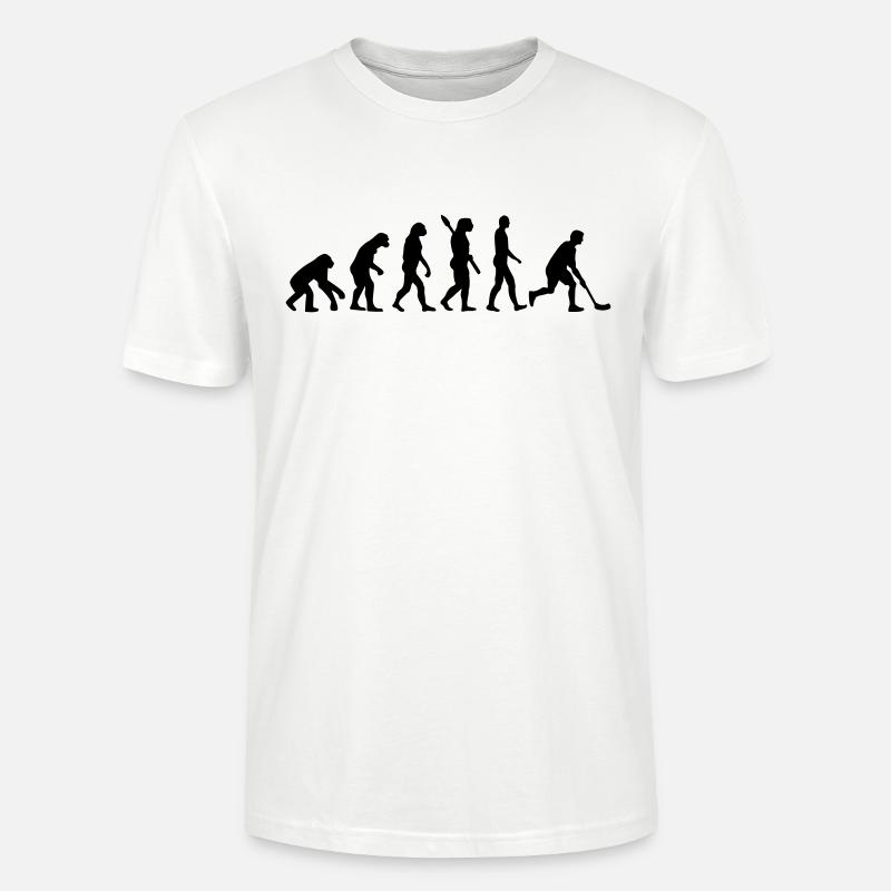 Floorball Évolution - T-shirt bio CRAFTER Stanley Stella Unisexe - blanc