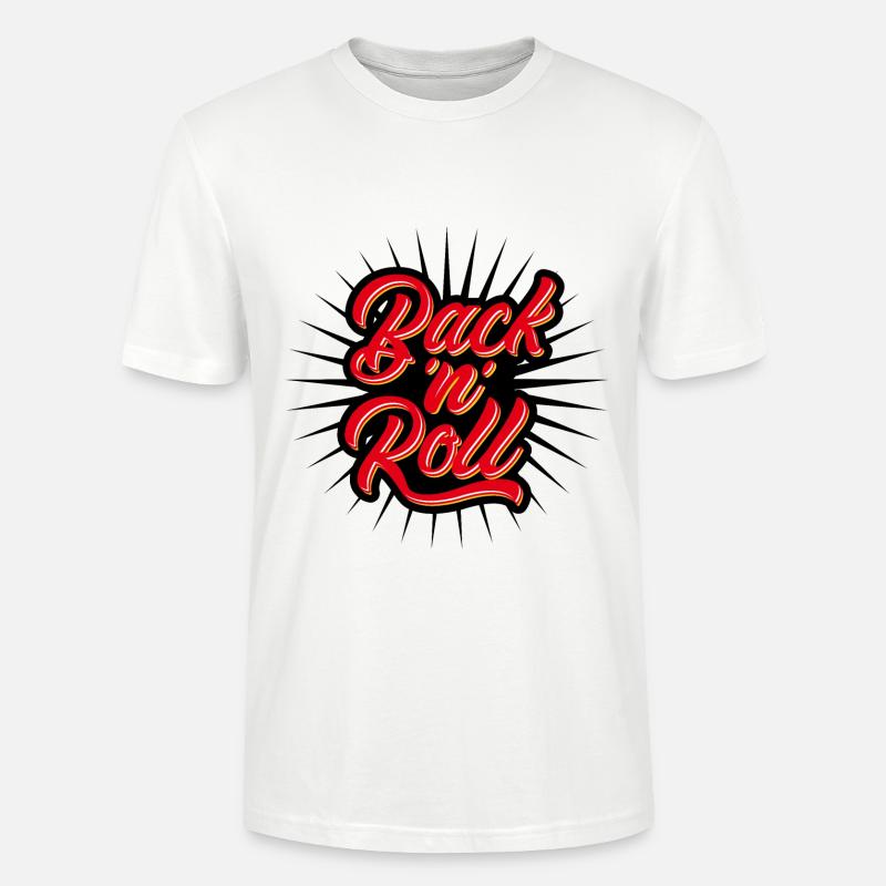 Back n Roll - Backen, Bäcker - Stanley/Stella Unisex Bio-T-Shirt CRAFTER - Weiß
