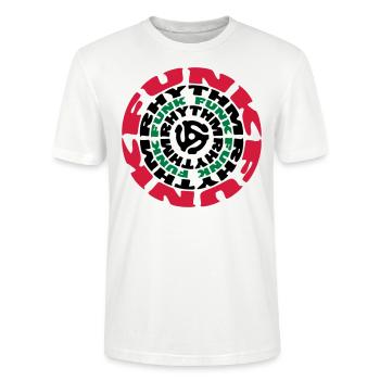 Funk Rhythmus Funk Funk Rhythmus - Stanley/Stella Unisex Bio-T-Shirt CRAFTER - Weiß - Vorne - Alina (178cm) & Michal (187cm)