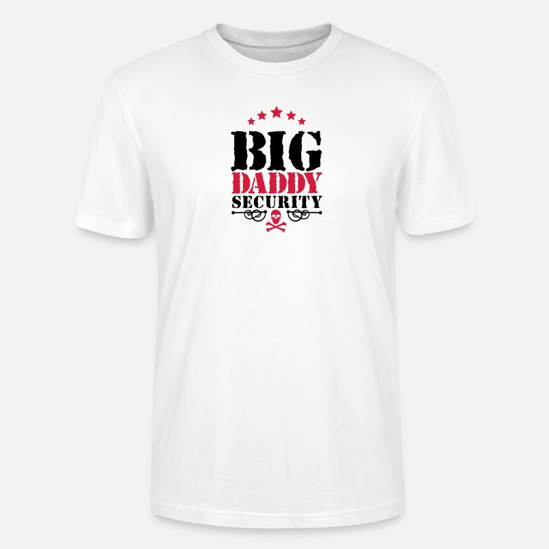Big Daddy Security - T-shirt bio CRAFTER Stanley Stella Unisexe - blanc