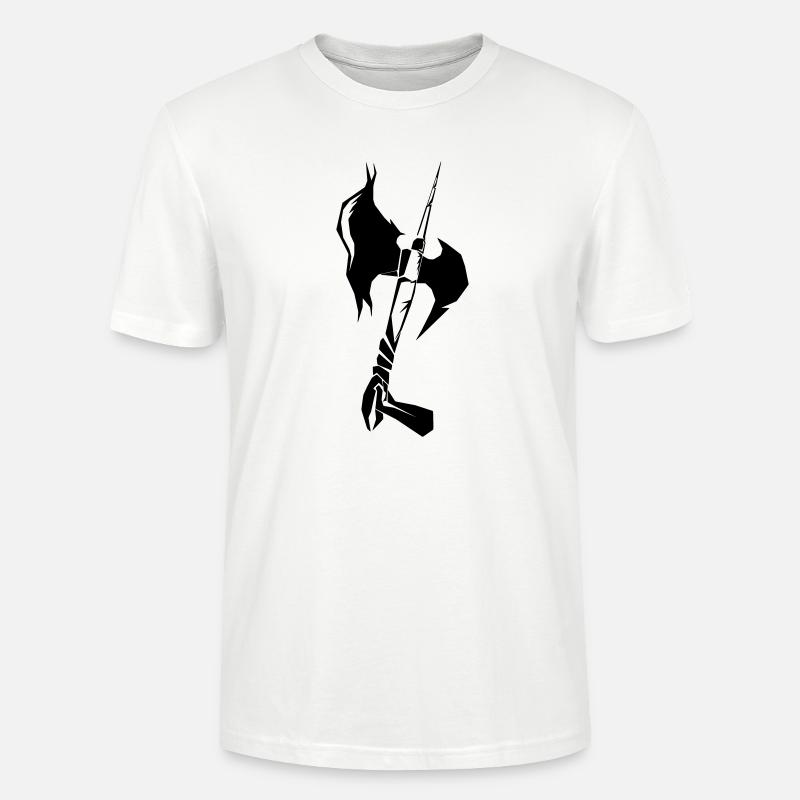 battleaxe - Stanley/Stella Unisex Bio-T-Shirt CRAFTER - Weiß