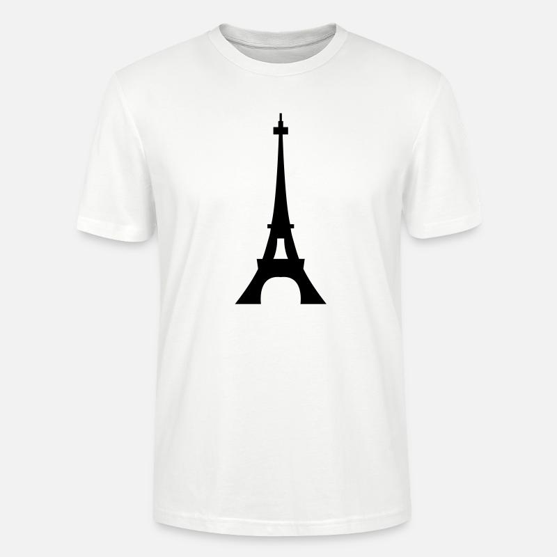 Eiffeltoren / Eiffeltower / Tour Eiffel - T-shirt bio CRAFTER Stanley Stella Unisexe - blanc