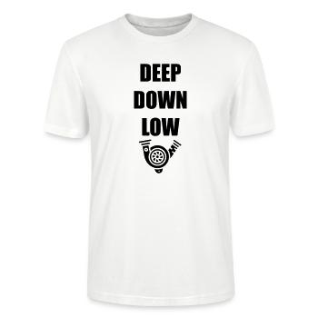 Deep down low - Stanley/Stella Unisex Bio-T-Shirt CRAFTER - Weiß - Vorne - Alina (178cm) & Michal (187cm)